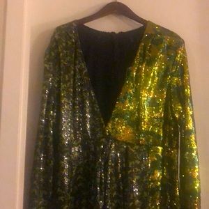 Top Shop Sequin Short Dress